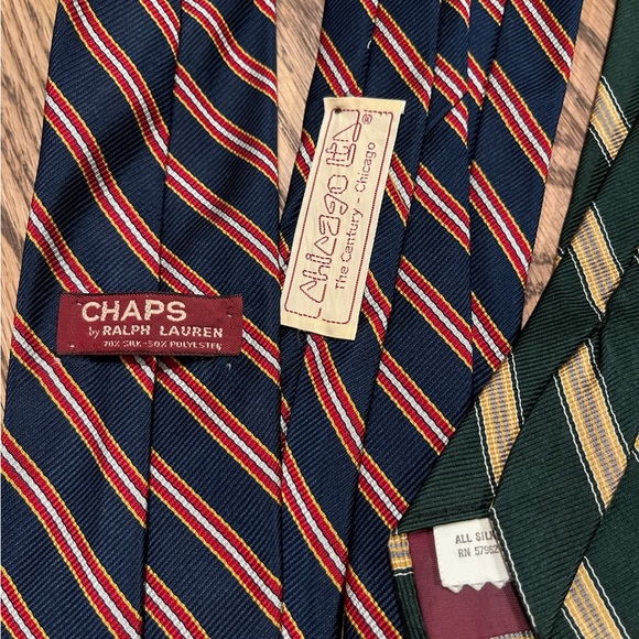 2 ties, green and blue. - Picture 2 of 2